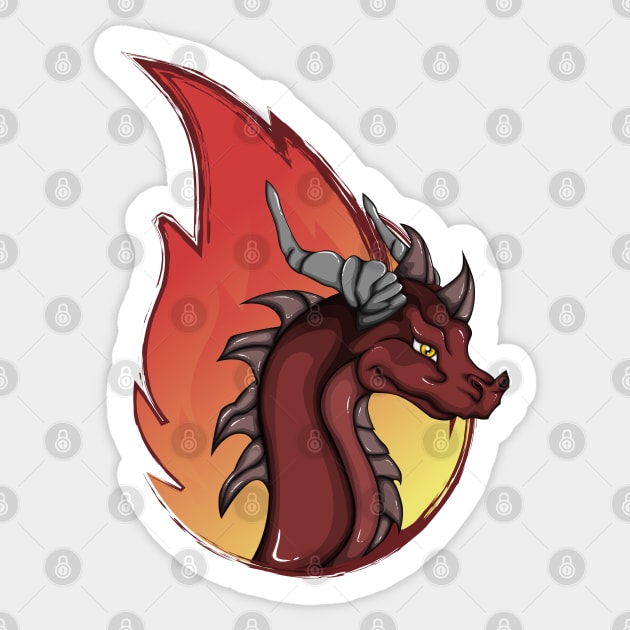 Dragon cartoon Sticker by klara_art